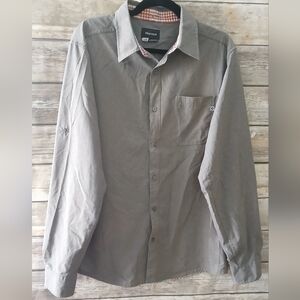 Marmot Gray Button Down Shirt, Breathable, Casual